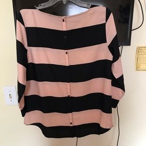 The Limited Tops - PINK & NAVY BLOUSE The Limited Tops - PINK & NAVY BLOUSE